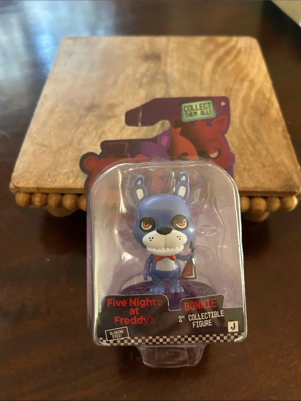 Five Nights at Freddy’s “Bonnie” 2” Collectible Figure Glowing Eyes New